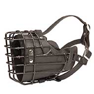 Exclusive Soft Padded Wire Basket Dog Muzzle for Winter Walking and Training